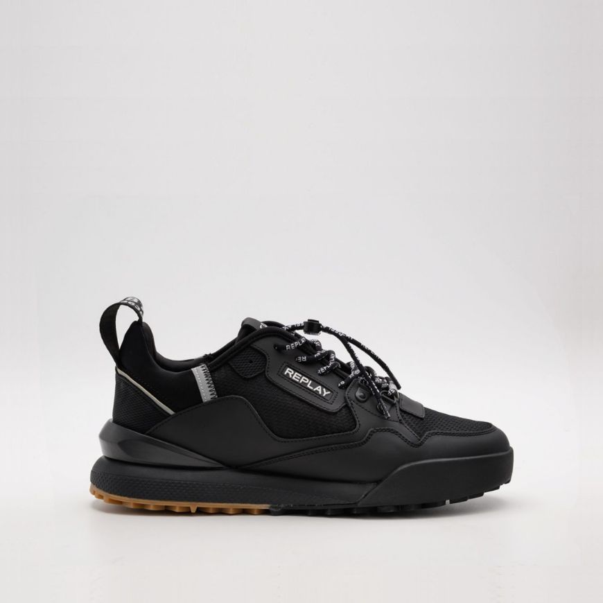Picture of REPLAY MEN'S FIELD 2.0 RACE SNEAKERS BLACK