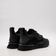 Picture of REPLAY MEN'S FIELD EDGE X LEATHER SNEAKERS BLACK 3