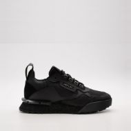 Picture of REPLAY MEN'S FIELD MOD D LEATHER SNEAKERS BLACK 1