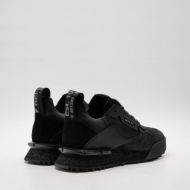 Picture of REPLAY MEN'S FIELD MOD D LEATHER SNEAKERS BLACK 3