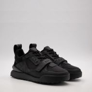 Picture of REPLAY MEN'S FIELD 2.0 STRAP CAMO SNEAKERS BLACK 2