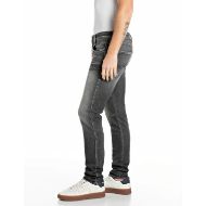 Снимка на REPLAY МЪЖКИ ДЕНИМ ANBASS SLIM-FIT WHITE WEFT BLACK STRETCH DENIM JEANS DARK GREY 2