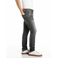 Снимка на REPLAY МЪЖКИ ДЕНИМ ANBASS SLIM-FIT WHITE WEFT BLACK STRETCH DENIM JEANS DARK GREY 4