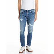 Снимка на REPLAY МЪЖКИ ДЕНИМ WILLBI REGULAR-FIT DARK INDIGO SUPER STRETCH DENIM JEANS MEDIUM BLUE 1
