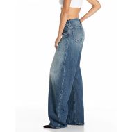 Снимка на REPLAY ДАМСКИ ДЕНИМ HALLEBE BARREL-FIT RECYCLED COTTON DENIM JEANS MEDIUM BLUE 2