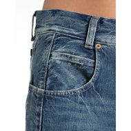 Снимка на REPLAY ДАМСКИ ДЕНИМ HALLEBE BARREL-FIT RECYCLED COTTON DENIM JEANS MEDIUM BLUE 5