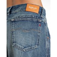 Снимка на REPLAY ДАМСКИ ДЕНИМ HALLEBE BARREL-FIT RECYCLED COTTON DENIM JEANS MEDIUM BLUE 8
