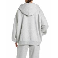 Снимка на REPLAY ДАМСКИ СУИТШЪРТ BOYFRIEND COTTON POLY FLEECE ZIPPED HOODIE ICE GREY MELANGE 2