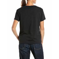 Снимка на REPLAY ДАМСКИ ТОП OVERSIZED V-NECK JERSEY T-SHIRT BLACK 2
