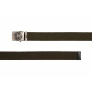 Picture of REPLAY MEN'S FABRIC BELT WITH METAL BUCKLE MILITARY OLIVE 2