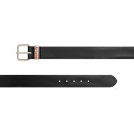 Picture of REPLAY MEN'S CRUST LEATHER BELT WITH LOGO BLACK 2