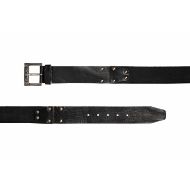 Picture of REPLAY MEN'S VINTAGE & SUEDE LEATHER BELT BLACK 2