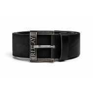 Picture of REPLAY MEN'S VINTAGE & SUEDE LEATHER BELT BLACK 1