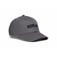 Picture of REPLAY UNISEX CAP WITH BILL GREY 1