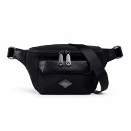 Picture of REPLAY МЪЖКА ЧАНТА NYLON BELT BAG WITH DIAMOND LOGO AND ZIP POCKETS BLACK 1
