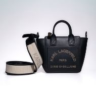 Picture of KARL LAGERFELD WOMEN'S DAILY MINI TOTE BLACK/NICKEL 1