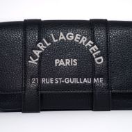 Picture of KARL LAGERFELD WOMEN'S RSG MINI FLAP CB EMBROIDERED BLACK 2
