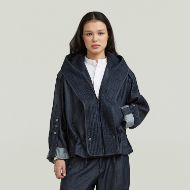 Picture of G-STAR WOMEN'S FLUID CROPPED JACKET RINSED 1