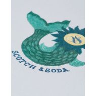 Picture of SCOTCH&SODA MEN'S FRONT AND BACK ARTWORK LOOSE FIT T-SHIRT - GREY DAWN 3