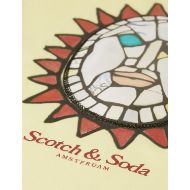 Picture of SCOTCH&SODA MEN'S FRONT ARTWORK RELAXED FIT T-SHIRT - PASTEL YELLOW 3