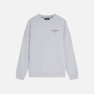 Picture of SCOTCH&SODA MEN'S FRONT AND BACK ARTWORK RELAXED FIT SWEATSHIRT - GREY DAWN 1