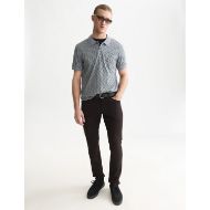 Picture of SCOTCH&SODA MEN'S MICRO-PRINTED REGULAR FIT POLO - GLITCH GEO TRADEWINDS 7