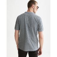 Picture of SCOTCH&SODA MEN'S MICRO-PRINTED REGULAR FIT POLO - GLITCH GEO TRADEWINDS 5