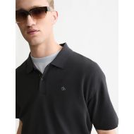 Picture of SCOTCH&SODA MEN'S PIQUE RELAXED FIT GARMENT DYED POLO - METEORITE 6