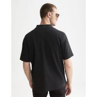 Picture of SCOTCH&SODA MEN'S PIQUE RELAXED FIT GARMENT DYED POLO - METEORITE 5