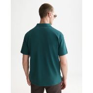 Picture of SCOTCH&SODA MEN'S PIQUE RELAXED FIT GARMENT DYED POLO - DEEP TEAL 5