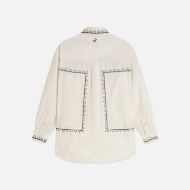 Снимка на SCOTCH&SODA ДАМСКА РИЗА EMBROIDERED OVERSIZED FIT - EGGNOG 2