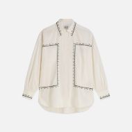 Снимка на SCOTCH&SODA ДАМСКА РИЗА EMBROIDERED OVERSIZED FIT - EGGNOG 1