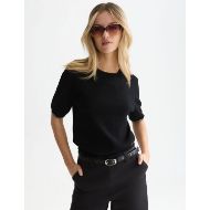 Picture of SCOTCH&SODA WOMEN'S COMPACT SHORT-SLEEVED PULLOVER - METEORITE 4