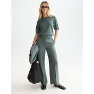 Picture of SCOTCH&SODA WOMEN'S COMPACT SHORT-SLEEVED PULLOVER - BALSAM GREEN 7
