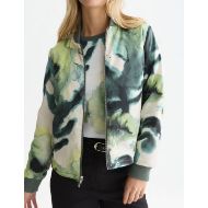 Picture of SCOTCH&SODA WOMEN'S REVERSIBLE QUILTED BOMBER - BALSAM GREEN 8