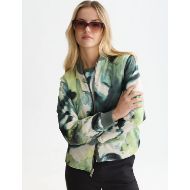 Picture of SCOTCH&SODA WOMEN'S REVERSIBLE QUILTED BOMBER - BALSAM GREEN 6