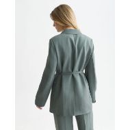 Picture of SCOTCH&SODA WOMEN'S LYOCELL BLEND DOUBLE BREASTED BLAZER - BALSAM GREEN 5