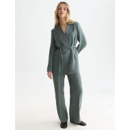 Picture of SCOTCH&SODA WOMEN'S LYOCELL BLEND DOUBLE BREASTED BLAZER - BALSAM GREEN 7