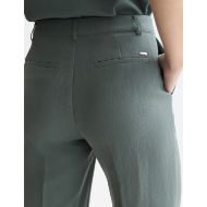 Picture of SCOTCH&SODA WOMEN'S EDIE - HIGH-RISE WIDE-LEG LYOCELL BLEND PANTS - BALSAM GREEN 6