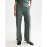 Picture of SCOTCH&SODA WOMEN'S EDIE - HIGH-RISE WIDE-LEG LYOCELL BLEND PANTS - BALSAM GREEN 4