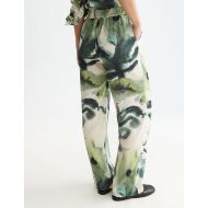Снимка на SCOTCH&SODA ДАМСКИ ПАНТАЛОН GIA - MID RISE WIDE LEG PRINTED PULL-ON - WATERCOLOUR FLOWER BALSAM GREE 5
