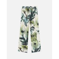 Снимка на SCOTCH&SODA ДАМСКИ ПАНТАЛОН GIA - MID RISE WIDE LEG PRINTED PULL-ON - WATERCOLOUR FLOWER BALSAM GREE 2