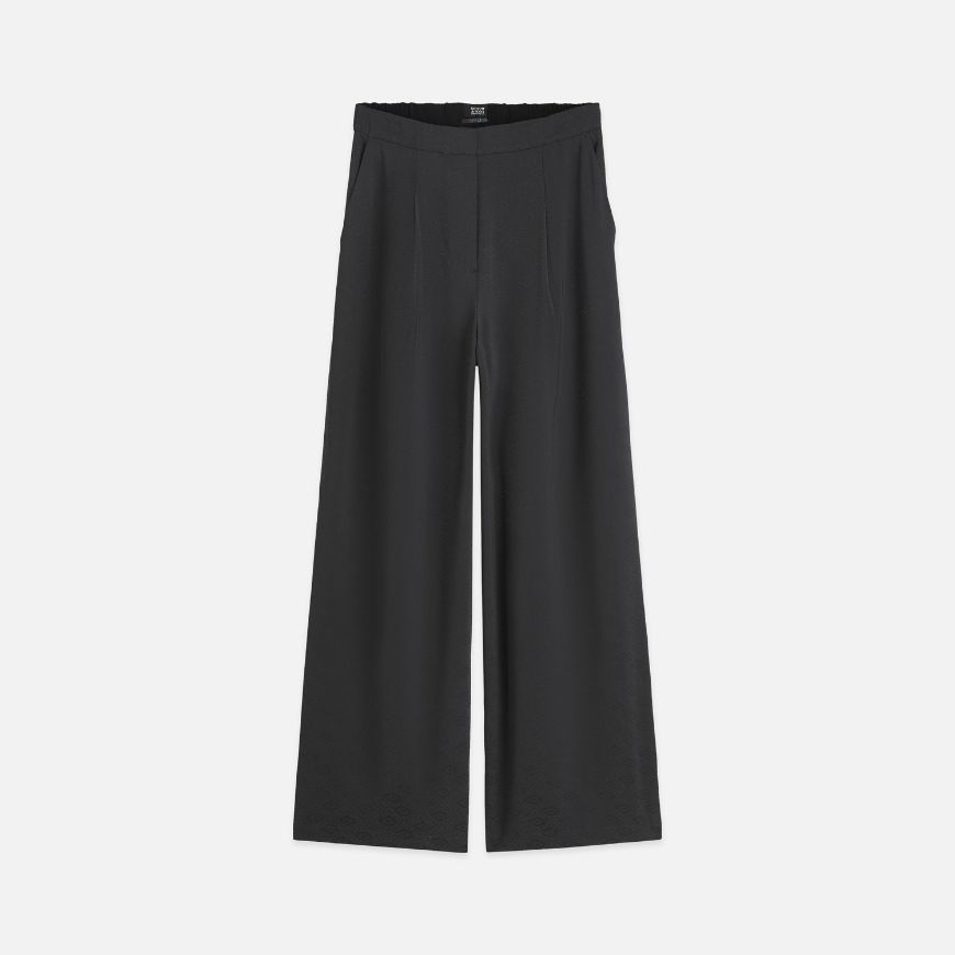 Снимка на SCOTCH&SODA ДАМСКИ ПАНТАЛОН ELENI - HIGH RISE WIDE LEG JACQUARD - PHANTOM