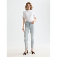 Picture of SCOTCH&SODA WOMEN'S CORE HIGH FIVE SUPER STRETCH SLIM JEANS - TAKEDOWN BLUE 7