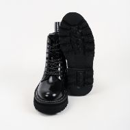 Picture of KARL LAGERFELD WOMEN'S KYLA KARL STATE OF MIND HI BOOTS BLACK 2