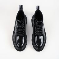 Picture of KARL LAGERFELD WOMEN'S KYLA KARL STATE OF MIND HI BOOTS BLACK 3
