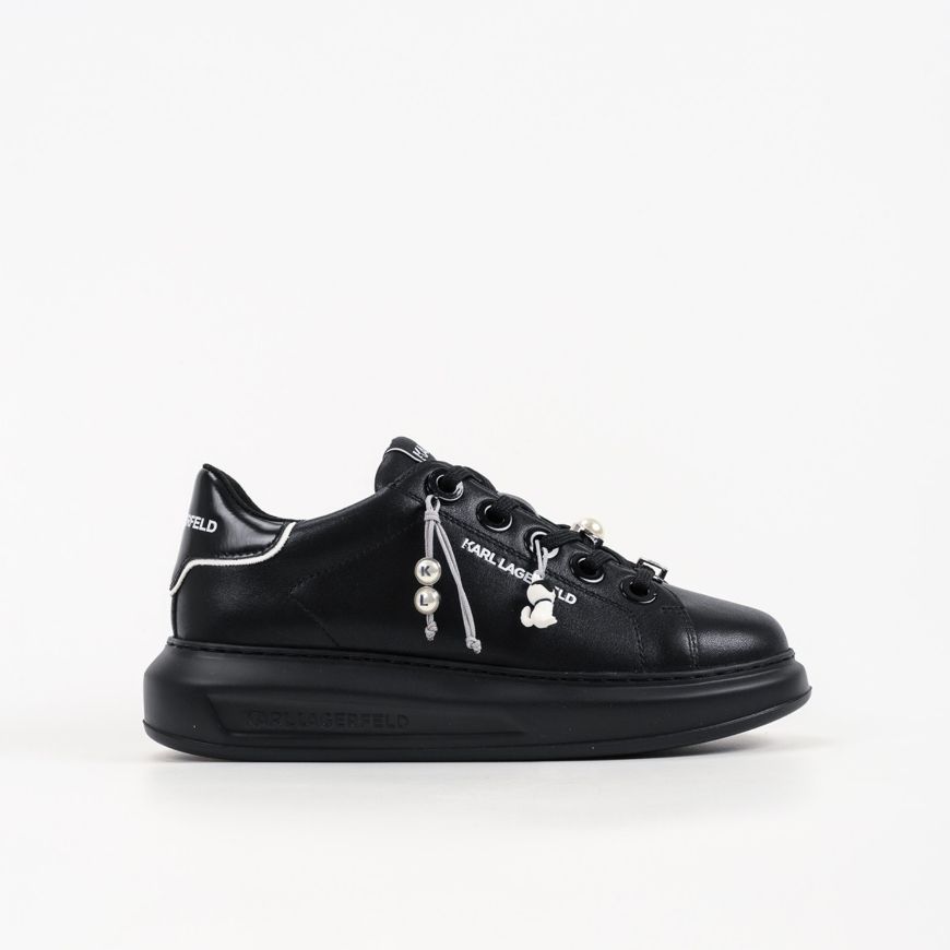 Picture of KARL LAGERFELD WOMEN'S KAPRI TASSEL CHARMS SNEAKERS BLACK