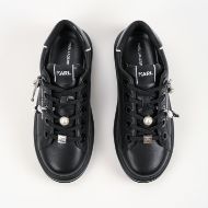 Picture of KARL LAGERFELD WOMEN'S KAPRI TASSEL CHARMS SNEAKERS BLACK 3