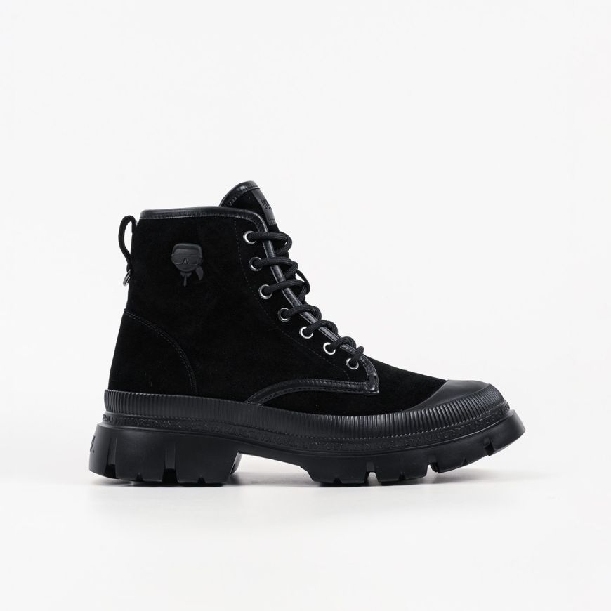 Снимка на KARL LAGERFELD МЪЖКИ БОТИ TREKKA NFT HI LACE BOOTS BLACK