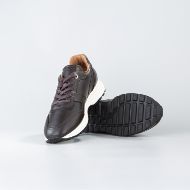 Снимка на LA MARTINA МЪЖКИ СПОРТНИ ОБУВКИ BRIM SNEAKERS IN CALF LEATHER DUSTIN DARK BROWN 4